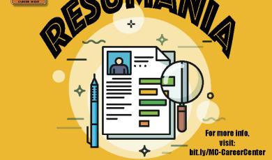 Resumania March 11 from 10am 2 pm Library 3rd fl.