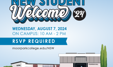 New Student Welcome August 7. RSVP required New Student Welcome August 7. RSVP required