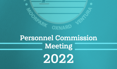 Ventura County Community College District Personnel Commission Meeting 2022