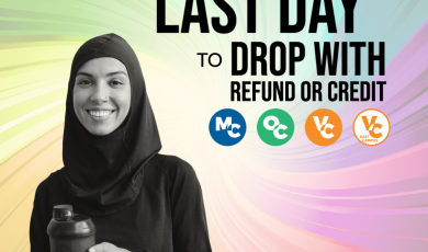 Last Day to Drop with Full Refund or Credit, January 21, 2022