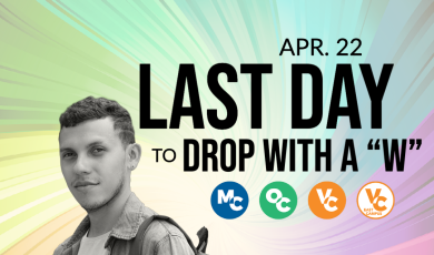 Last Day to Drop with a W - April 22
