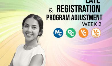 Late Registration & Program Adjustment, Week 2, January 17 - 21