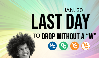 Last Day to Drop without a W Jan. 30