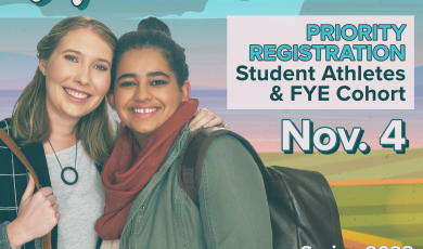 spring 2023 priority registration for student-athletes and FYE