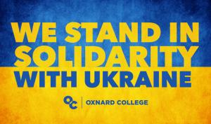 We stand in Solidarity with Ukraine We stand in Solidarity with Ukraine