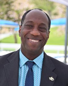 Moorpark College President Julius Sokenu