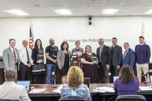 2026 Classified Employees of the Year, the board of trustees, and the Chancellor.